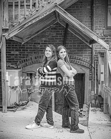 Cambron Twins @ Central Park - BW - TJP (19 of 26)