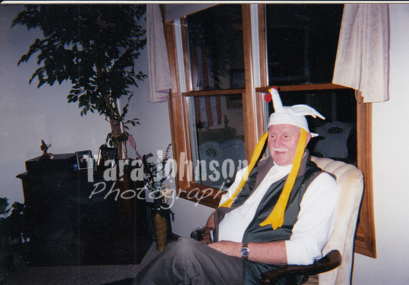 1997 Roger with chicken hat