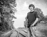 Corbin Gibson @ Highland Depot Tracks - BW - TJP (9 of 43)