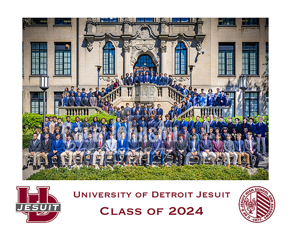 2024 U of D - All Men - Border 11x14 - TJP