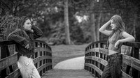 Cambron Twins @ Central Park - BW - TJP (6 of 26)