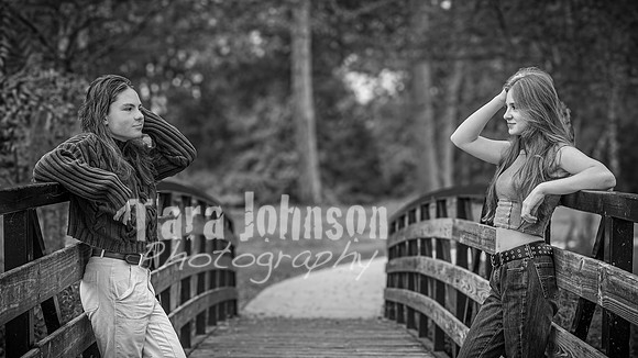 Cambron Twins @ Central Park - BW - TJP (6 of 26)