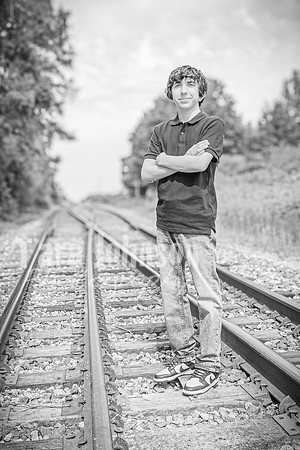 Corbin Gibson @ Highland Depot Tracks - BW - TJP (10 of 43)