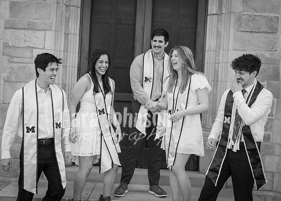 Kera & Friends Grad Photos W25 B&W (27 of 259)