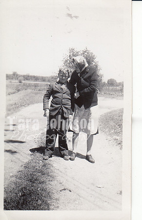 1946 Roger with Grandma Grace Cross