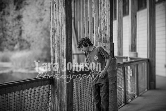 Corbin Gibson @ Highland Depot Tracks - BW - TJP (35 of 62)