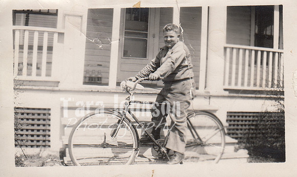 1945 Roger on Bike