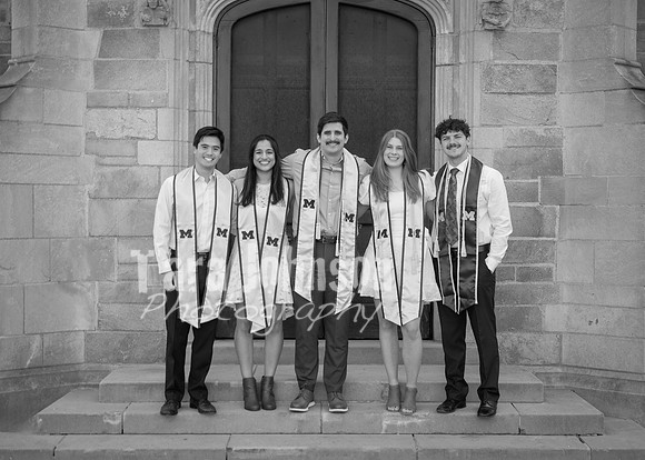 Kera & Friends Grad Photos W25 B&W (30 of 259)
