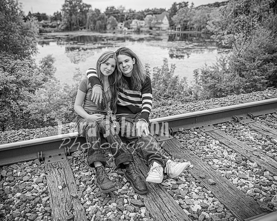 Cambron Twins @ Central Park - BW - TJP (18 of 26)