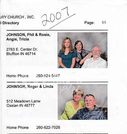 2007 L & R Church Directory