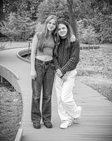 Cambron Twins @ Central Park - BW - TJP (3 of 26)