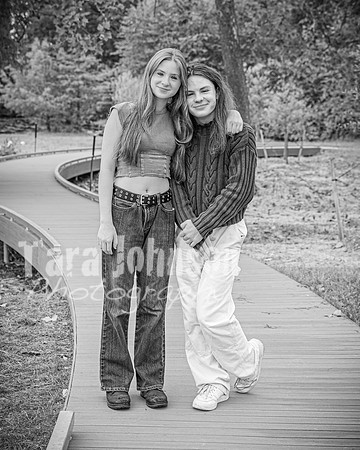 Cambron Twins @ Central Park - BW - TJP (3 of 26)