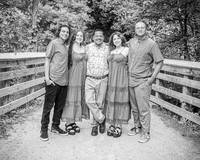 Torres Family @ Paint Creek Trail - BW - TJP (5 of 36)