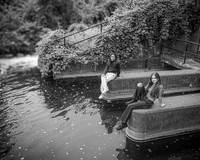 Cambron Twins @ Central Park - BW - TJP (13 of 26)