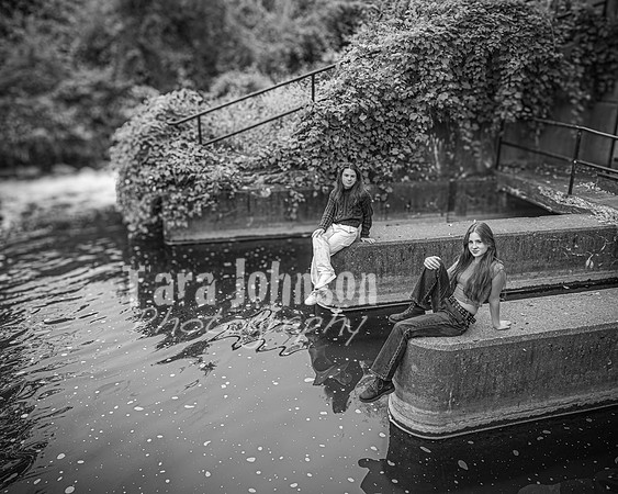 Cambron Twins @ Central Park - BW - TJP (13 of 26)