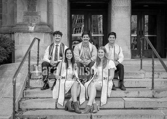 Kera & Friends Grad Photos W25 B&W (8 of 259)
