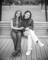 Cambron Twins @ Central Park - BW - TJP (1 of 26)
