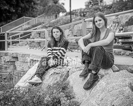 Cambron Twins @ Central Park - BW - TJP (25 of 26)