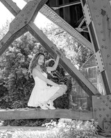 Anna Allen @ Central Park in Milford - BW