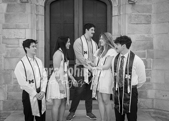 Kera & Friends Grad Photos W25 B&W (24 of 259)