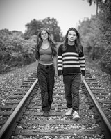 Cambron Twins @ Central Park - BW - TJP (17 of 26)