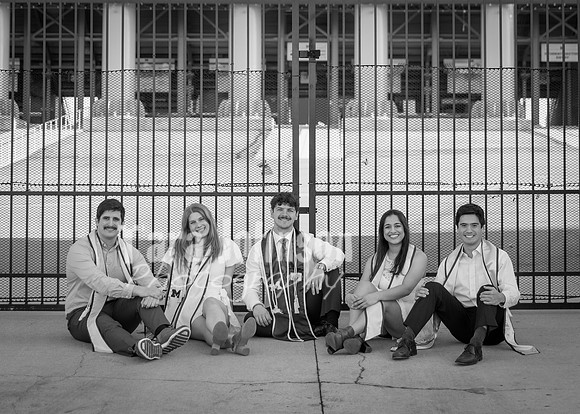 Kera & Friends Grad Photos W25 B&W (151 of 259)