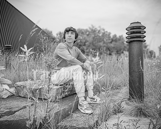 Corbin Gibson @ Highland Depot Tracks - BW - TJP (7 of 62)