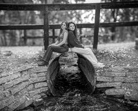 Cambron Twins @ Central Park - BW - TJP (10 of 26)