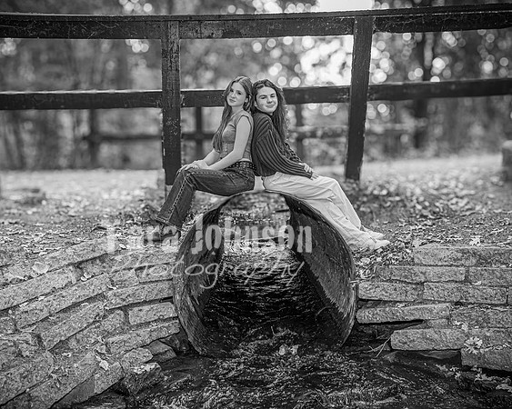 Cambron Twins @ Central Park - BW - TJP (10 of 26)