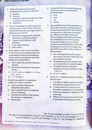 OEC - Test Questions (43 of 45)