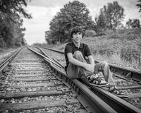 Corbin Gibson @ Highland Depot Tracks - BW - TJP (17 of 43)
