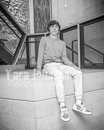Corbin Gibson @ Highland Depot Tracks - BW - TJP (27 of 62)