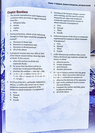 OEC - Test Questions (19 of 45)