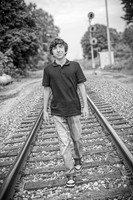 Corbin Gibson @ Highland Depot Tracks - BW - TJP (4 of 43)