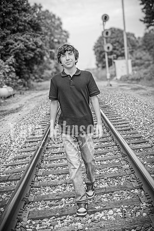 Corbin Gibson @ Highland Depot Tracks - BW - TJP (4 of 43)