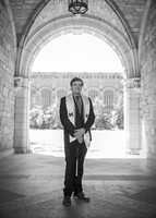 24 A. G. & S. Senior Photos - B&W (9 of 201)