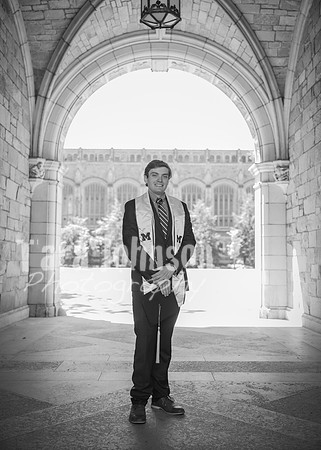 24 A. G. & S. Senior Photos - B&W (9 of 201)