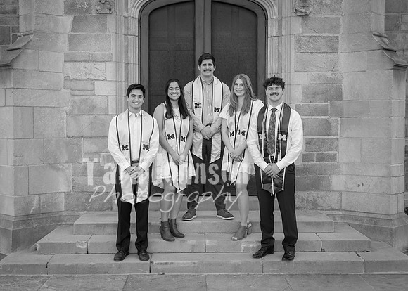 Kera & Friends Grad Photos W25 B&W (23 of 259)