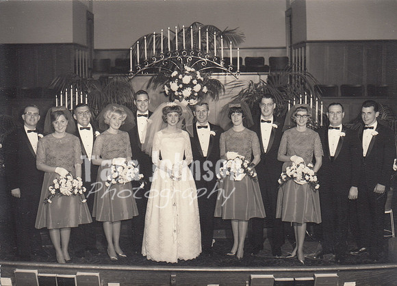 1964 R & L Wedding Party