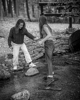 Cambron Twins @ Central Park - BW - TJP (7 of 26)