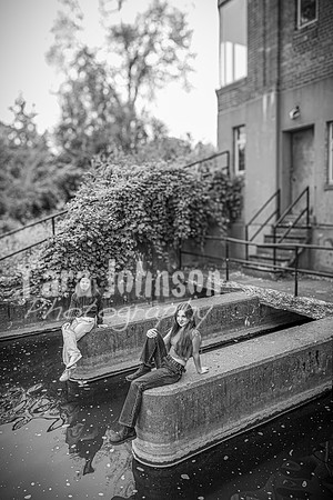 Cambron Twins @ Central Park - BW - TJP (14 of 26)