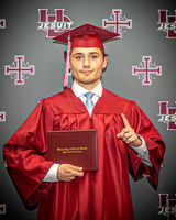 25 U of D Graduation - Angle #1B - Logo Sign (Headshot)