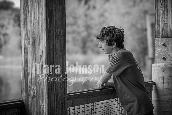 Corbin Gibson @ Highland Depot Tracks - BW - TJP (40 of 62)