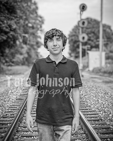 Corbin Gibson @ Highland Depot Tracks - BW - TJP (5 of 43)