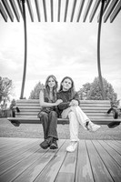 Cambron Twins @ Central Park - BW - TJP (2 of 26)