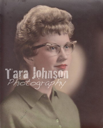 1961 Linda Senior Portrait - Watercolor